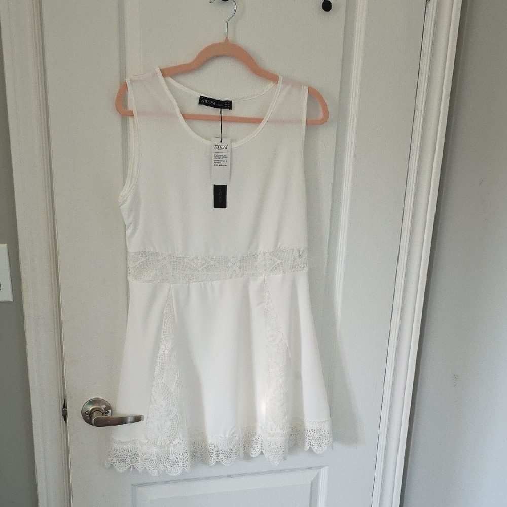Zanzea Elegant White Dress